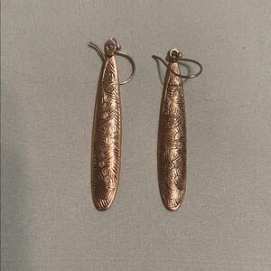 Elegant Gold Dangle Earrings